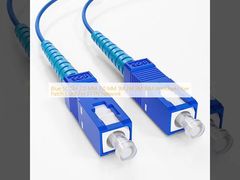 FTTN নেটওয়ার্কের জন্য নীল SC SM 2.0 MM 3.0 MM 1M 2M 5M 10M আর্মার্ড ফাইবার প্যাচ কর্ড