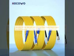 ওয়াইফাই নেটওয়ার্কের জন্য SM MM 1M 2M 3M UPC APC 1 কোর ফাইবার অপটিক প্যাচ কেবল