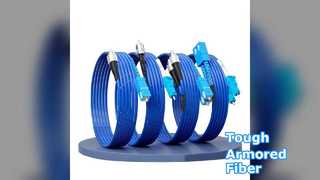 সাঁজোয়া ফাইবার অপটিক প্যাচ কর্ড SC UPC E2000