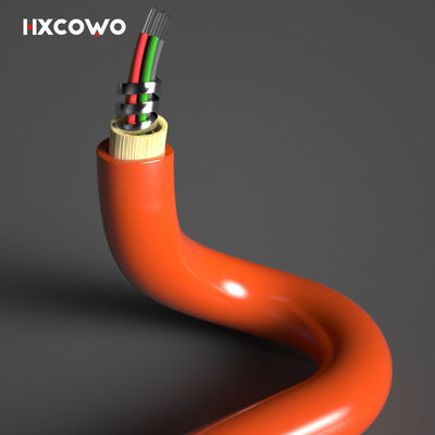 কেনা Custom Length Multimode 6 Core 12 Core Flexible Spiral Steel Armoured Fiber Optical Cable অনলাইন উত্পাদন