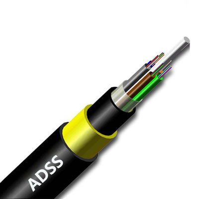 কেনা আউটডোর ডাবল জ্যাকেট ADSS ফাইবার অপটিক্যাল ক্যাবল G.652D/G657A1/G657A2 অনলাইনে উৎপাদন