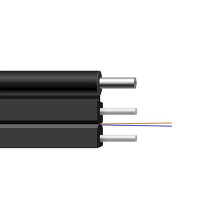 কেনা G657A 1km FTTH Drop Cable 1 2 4 6 8 12 Core PVC Fiber Optical Cable for Indoor/Outdoor অনলাইন উত্পাদন