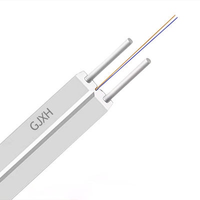 কেনা HXCOWO GJXH FTTH যোগাযোগ ড্রপ ফাইবার অপটিক ক্যাবল সাদা কালো কাস্টম দৈর্ঘ্য অনলাইনে উৎপাদন