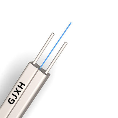 কেনা HXCOWO GJXFH GJXH SM Drop Fiber Cable With Steel Wire Or FRP FTTH Cable অনলাইন উত্পাদন