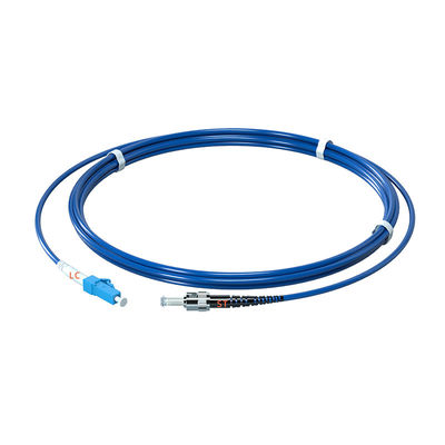 কেনা SM LC/UPC to ST/UPC Simplex Armored Fiber Optic Patch Cord Easy and Quick Installation অনলাইন উত্পাদন