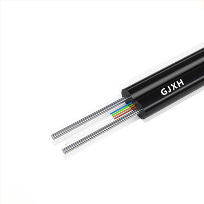 কেনা G657A1 G657A2 ইন্ডোর ফাইবার অপটিক কেবল সহ স্টিল মেসেঞ্জার 1/2/4/6/8/12 কোর অনলাইনে উৎপাদন
