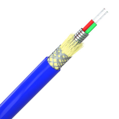 কেনা 50/125 Flexible Spiral Steel Single Mode Armored Fiber Cable 2-288 Core অনলাইন উত্পাদন