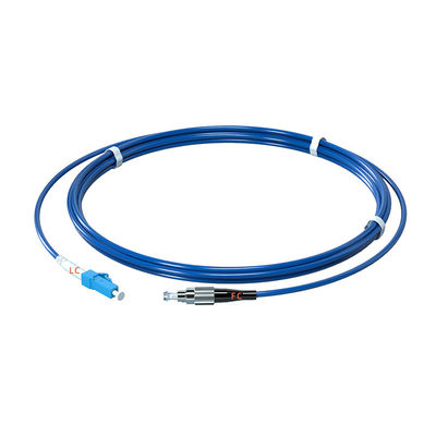 কেনা PVC Armored Fiber Optic Patch Cord LC/UPC-FC/UPC Connector Single Mode Simplex 3.0 1M-10M অনলাইন উত্পাদন