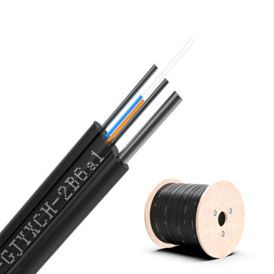 কেনা কন্ডাক্টর সংখ্যা ≥ 10 FTTH 2 কোর ফাইবার অপটিক ড্রপ ক্যাবল 1km কাস্টম দৈর্ঘ্যের সাথে GJYXCH অনলাইনে উৎপাদন