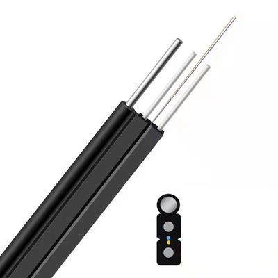 কেনা 1F কাস্টমাইজড রঙ চিত্র 8 স্ব-সমর্থন বো-টাইপ GJYXCH FTTH ফ্ল্যাট ড্রপ আউটডোর ফাইবার অপটিক কেবল অনলাইনে উৎপাদন
