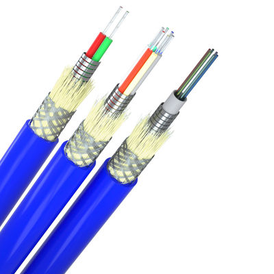 কেনা OM1 OM2 OM3 Multimode Armored Fiber Optic Cable Dustproof Function অনলাইন উত্পাদন