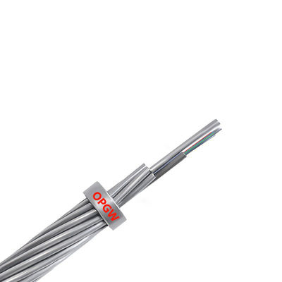 কেনা 40- 70C HXCOWO Earth Wire Anti Lighting OPGW Fiber Optic Cable 2-288 Cores অনলাইন উত্পাদন