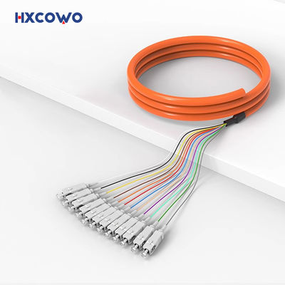 কেনা Orange Telecommunication Fiber Optic Pigtail SC APC OM1 OM2 OM3 FTTH CATV অনলাইন উত্পাদন