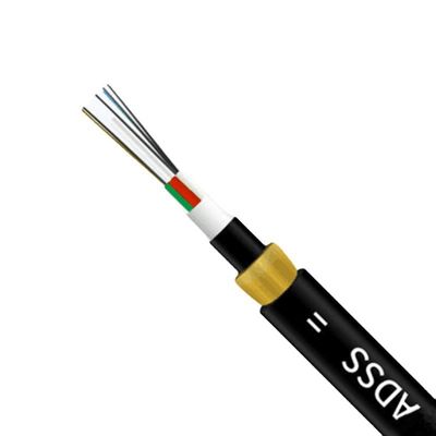 কেনা Overhead ADSS Aerial Fiber Optic Cable Single / Double Jacket Leather অনলাইন উত্পাদন