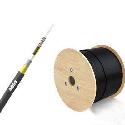 কেনা Black ADSS Fiber Optic Cable Multi Mode For High Speed Data Transmission অনলাইন উত্পাদন