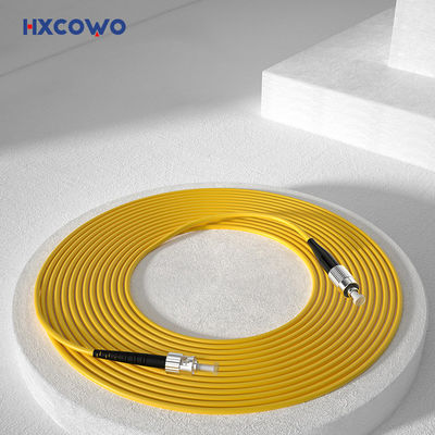 কেনা HXCOWO Single Mode 9/125 OS2 FC To ST Simplex OFNR 2.0mm Armored Fiber Optic Cable Patch অনলাইন উত্পাদন