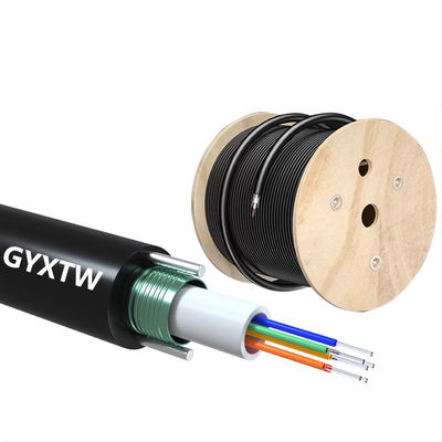 কেনা G652D/G657A1/G657A2 Fiber Type Outdoor Fiber Optic Cable for HXCOWO SM 2/4/6/ Core GYXTW অনলাইন উত্পাদন