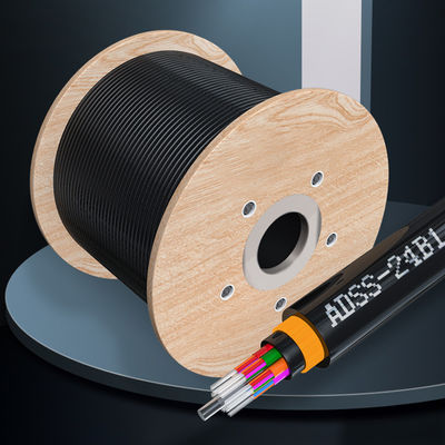 কেনা Double Jacket G652D ADSS All Dielectric Self Supporting Black ADSS Fiber Optic অনলাইন উত্পাদন