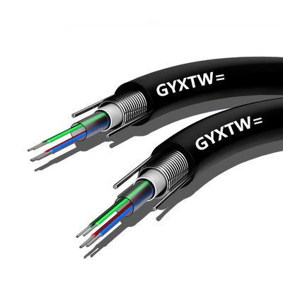 কেনা Black Outdoor Armored Fiber Optic Cable G652D Duct Optical Fiber Cable অনলাইন উত্পাদন