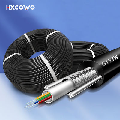 কেনা High Speed Armored Single Mode Fiber G657A1 G657A2 Outdoor Armored Fiber Optic Cable অনলাইন উত্পাদন