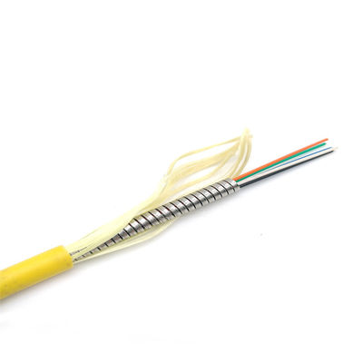 কেনা 6C G657A2 LSZH PE PVC Anti Rodent Armoured Fiber Cable With 6 Conductors অনলাইন উত্পাদন