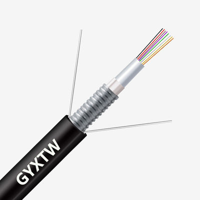 কেনা কাস্টম দৈর্ঘ্য HXCOWO GYXTW G652D 2/4/6/8/12/24/24/48/96 কোর বর্মযুক্ত ফাইবার অপটিক ক্যাবল অনলাইনে উৎপাদন