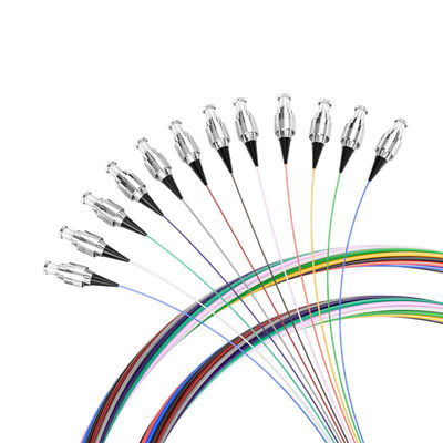 কেনা G657 12Color 0.9mm 1.5M Fiber Optic Pigtail for FTTX Wavelength 850nm/1310nm/1550nm অনলাইন উত্পাদন