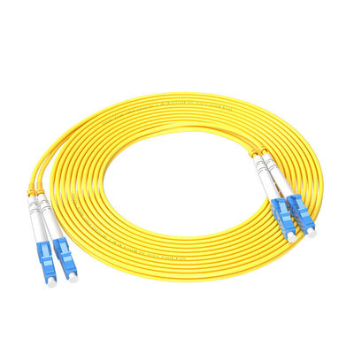 কেনা সাধারণ ফাইবার ক্যাবল প্যাচ 3m LC-LC 2core 3.0mm দ্বারা HXCOWO তরঙ্গদৈর্ঘ্য 850nm/1310nm/1550nm অনলাইনে উৎপাদন