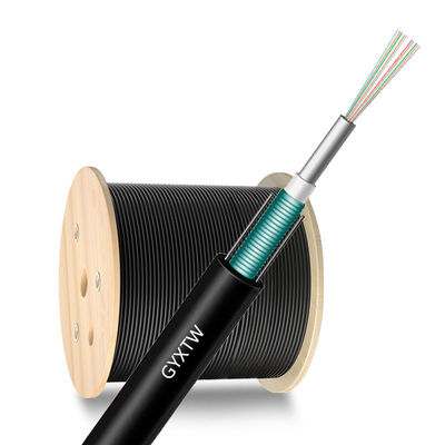 কেনা 12 Cores GYXTW Aerial Outdoor Steel Wire FTTH Armoured Fiber Optic Cable for Superior অনলাইন উত্পাদন