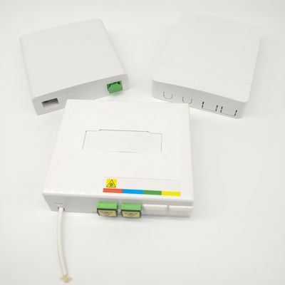 কেনা 2 পোর্ট Ftth ফাইবার অপটিক টার্মিনেশন বক্স SC/APC অ্যাডাপ্টার ফাইবার টার্মিনেশন বক্স অনলাইনে উৎপাদন