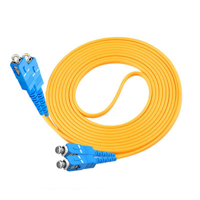 কেনা SC/UPC-SC/UPC Duplex Multimode OM3 Jumper Cable Fiber Optic Patch Cord for Networking অনলাইন উত্পাদন