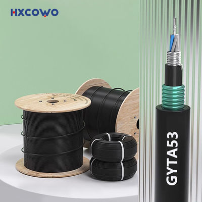 কেনা ডাবল জ্যাকেট সরাসরি কবর ফাইবার ক্যাবল GYTA53 আউটডোর ফাইবার অপটিক ক্যাবল অনলাইনে উৎপাদন