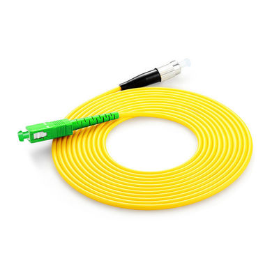 কেনা PVC LSZH Fiber Optic Cable Patch SC FC LC ST Connector Type HXCOWO G652D G657A APC UPC অনলাইন উত্পাদন