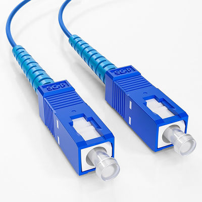 কেনা FTTN নেটওয়ার্কের জন্য নীল SC SM 2.0 MM 3.0 MM 1M 2M 5M 10M আর্মার্ড ফাইবার প্যাচ কর্ড অনলাইনে উৎপাদন