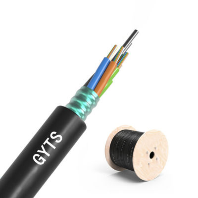 কেনা Custom Outdoor Armored Fiber Optic Cable 2 4 6 8 24 32 48 84 96 144 288 Cores অনলাইন উত্পাদন