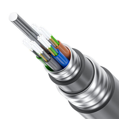 কেনা GYTA53/GYTA/GYTS Black Outdoor Fiber Optic Cable For Underground Direct Buried Duct অনলাইন উত্পাদন