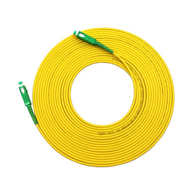 কেনা HXCOWO SM G652D 2.0mm PVC Simplex Fiber Patch Cord in Custom Length with SC/APC Connector অনলাইন উত্পাদন