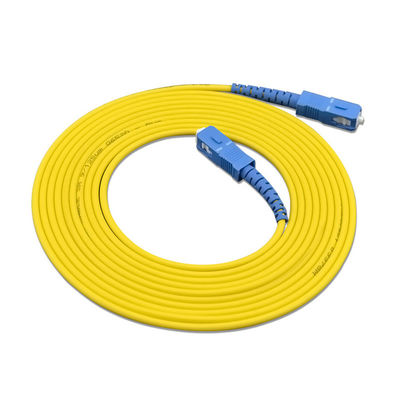 কেনা Custom Length Fiber optic patch cord Simplex SC SC UPC/APC G652D 9/125 SM Optical Fiber অনলাইন উত্পাদন