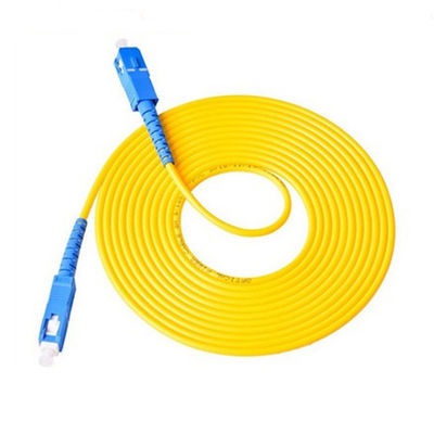 কেনা G652D/G657A1/G657A2/OM1/OM2/OM3/OM4 Fiber Optic Drop Patchcord With SC-SC Connector অনলাইন উত্পাদন