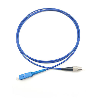 কেনা Blue SS Single Mode Fiber Patch Cord G625D Pre Terminated Fiber Cable অনলাইন উত্পাদন