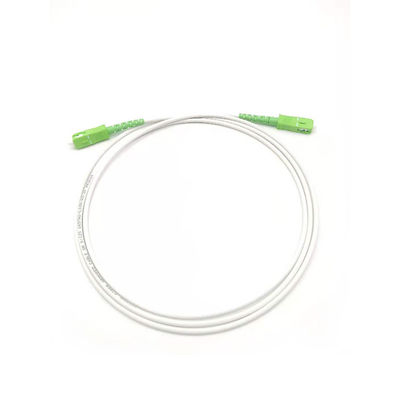 কেনা G657A 3.0mm LSZH সাদা সাঁজোয়া ফাইবার অপটিক প্যাচ কর্ড SC/APC থেকে SC/APC SM 9 1F অনলাইনে উৎপাদন