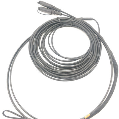 কেনা LC/UPC-LC/UPC SM 9/125 7.0mm অ্যান্টি রডেন্ট আউটডোর FTTA আর্মার্ড অপটিক ফাইবার প্যাচ কর্ড 1m/2m/3m/100m অনলাইনে উৎপাদন
