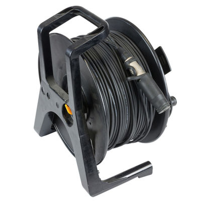 কেনা Black Tactical Fiber Optic Cable Assembly CE ROHS ISO Military Tactical Cable অনলাইন উত্পাদন