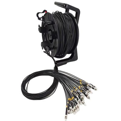 কেনা FTTx Solutions Tactical Fiber Optic Cable Tactical Multimode Fiber With LSZH PVC TPU Jacket অনলাইন উত্পাদন