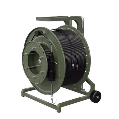 কেনা Military Grade Tfoca Fiber Optic Cable Tactical Fiber Reel For Harsh Environments অনলাইন উত্পাদন
