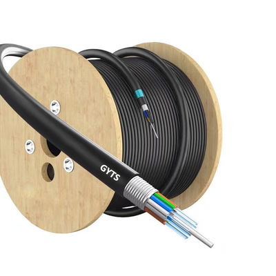 কেনা Underground Armored Fiber Optic Cable with ITU G652D/G657A/OM1-OM4 Fibers Compliant with YD/T901-2009 & IEC 60794-1 Standards অনলাইন উত্পাদন