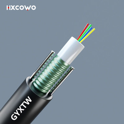 কেনা Outdoor Armored GYXTW Fiber Optic Cable 2-288 Cores G652D/G657A1/G657A2 Fiber Type Custom Length অনলাইন উত্পাদন