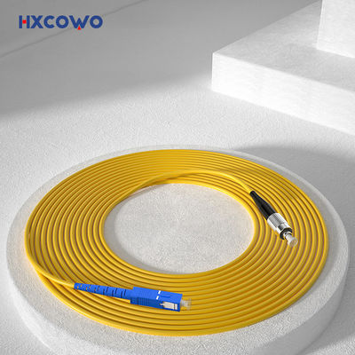 ফাইবার অপটিক প্যাচ কর্ড কাস্টমাইজড রঙ HXCOWO FTTH SC/FC UPC APC Armored SM MM SX DX ফাইবার অপটিক ক্যাবল প্যাচ